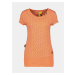 Oranžové dámské vzorované dlouhé tričko Alife and Kickin
