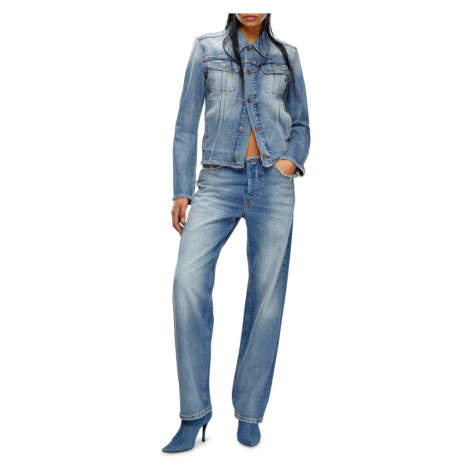 Džíny diesel d-ark-re trousers blue denim