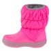 Crocs Winter Puff Boot Kids Růžová