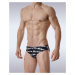 GARÇON MODEL plavky slipové černé Black Graffiti Swim Brief