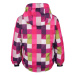 Dívčí lyžařská bunda COLOR KIDS Ski jacket AOP, AF 10.000, festival fuchsia I