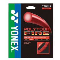 Yonex POLY TOUR FIRE 125 Tenisový výplet, červená, velikost