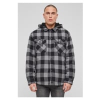 Brandit / Lumberjacket hooded black/charcoal