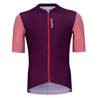 HOLOKOLO Cyklistický dres s krátkým rukávem - ENJOYABLE ELITE - fialová/růžová