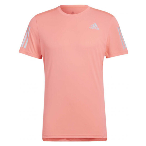 adidas OWN THE RUN TEE Pánské běžecké tričko, lososová, velikost