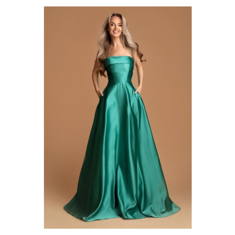 Eva & Lola Tyrkysové společenské šaty