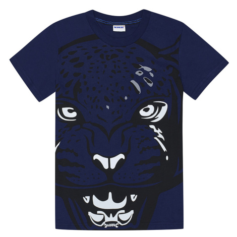 Chlapecké tričko - Winkiki WTB 82255, tmavě modrá Barva: Modrá tmavě