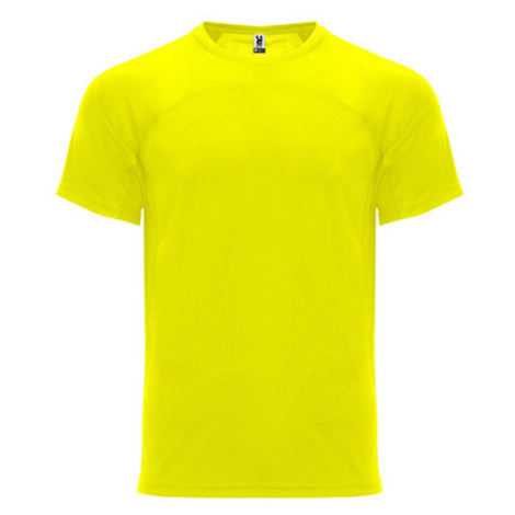 Roly Monaco Pánské funkční tričko CA6401 Fluor Yellow 221