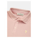 Polokošile trussardi t-shirt polo cotton piquet růžová