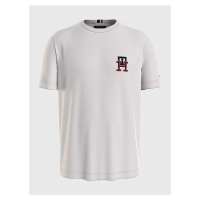 Béžové pánské tričko Tommy Hilfiger - Pánské