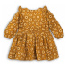 Šaty dívčí viskózové, Minoti, OWL 6, žlutá - | 12-18m