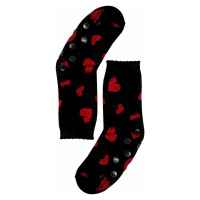 Valentýnky teplé ponožky NPV5092 černá