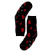 Valentýnky teplé ponožky NPV5092 černá