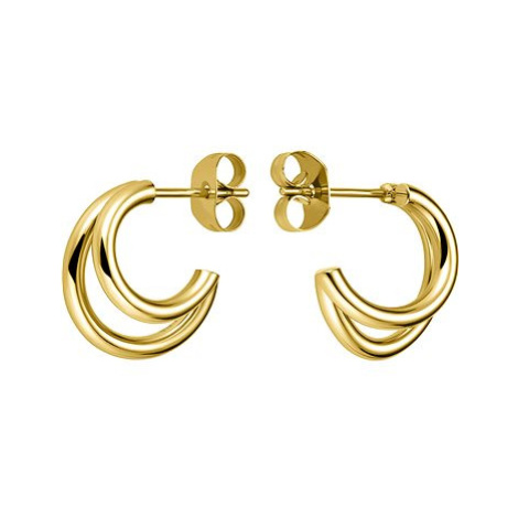 Rosefield Double Hoops Gold 15 mm, JEDHG-J575