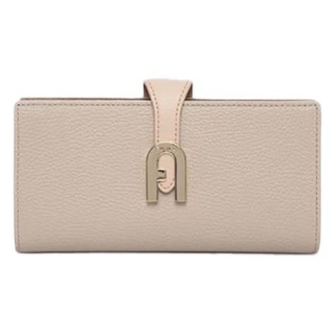 Wallet - FURLA SOFIA GRAINY CONTINENTAL WALLET beige