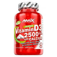 Amix Vitamin D3 2500 I.U. s vápníkem 120 kapslí