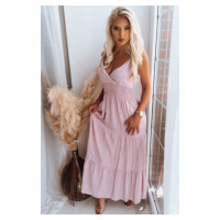 Maxi šaty STEPHANY růžové Dstreet EY2350