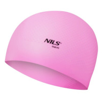 Silikonová čepice NILS Aqua NQC Dots růžová