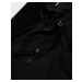 Černo-hnědá oboustranná dámská zimní bunda (W557)