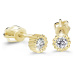 Cutie Diamonds Minimalistické náušnice pecky ze žlutého zlata s brilianty DZ60236-30-00-X-1
