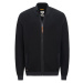 Svetr camel active knitted jacket asphalt