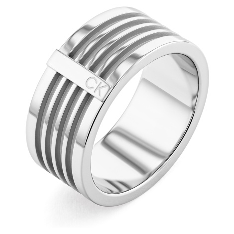 Calvin Klein Moderní ocelový prsten pro muže Minimal 35000317 60 mm