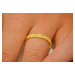 OLIVIE Snubní stříbrný prsten DUET GOLD 7477