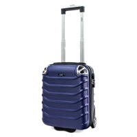 Rogal Tmavě modrý prémiový příruční kufr 