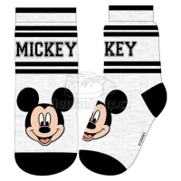 Ponožky Eexee Mickey šedé s pruhy