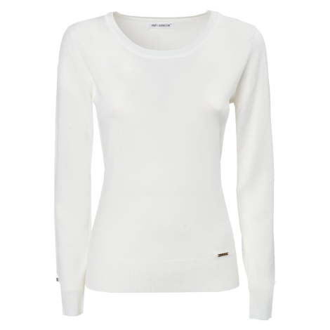 Influencer Svetr bílá