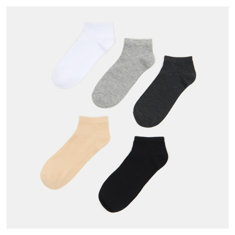 Sinsay - Sada 5 párů ponožek s vysokým podílem bavlny - Vícebarevná