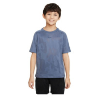 Nike DRI-FIT MULTI+ Chlapecké tričko, modrá, velikost