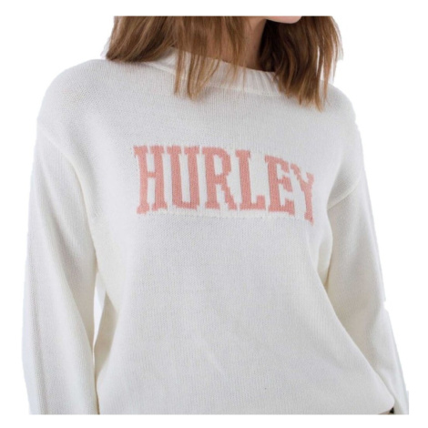 Hurley HYGGE CREW KNIT Bílá