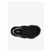 Černé dámské kožené sandály s kožíškem UGG Oh Fluffita