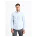 Světle modrá pánská košile Celio Faoport