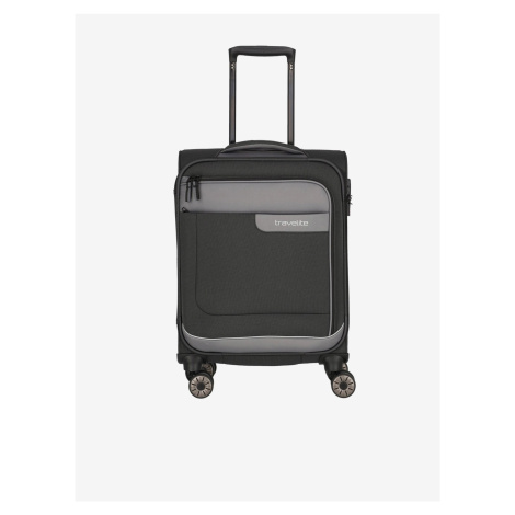 Tmavě šedý cestovní kufr Travelite Viia 4w S