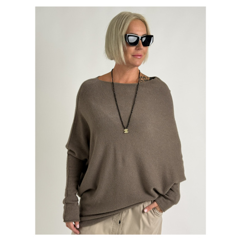 Hnědé dámské svetry klasické