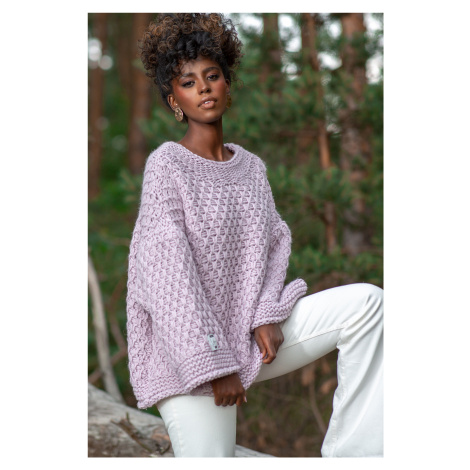 Oversized svetr s výrazným vzorem