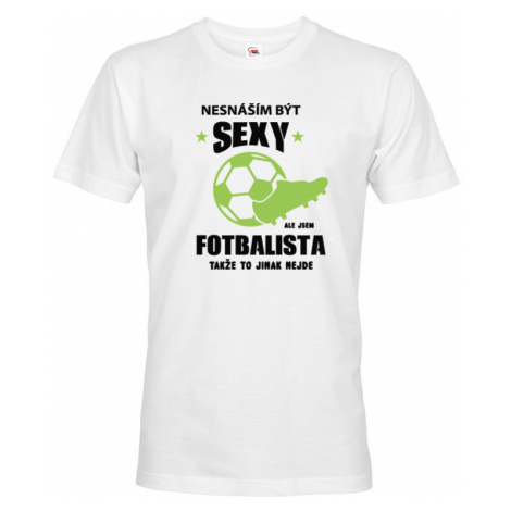 Pánské tričko s potiskem Sexy fotbalista BezvaTriko