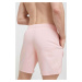 Plavkové šortky Hollister Co. růžová barva
