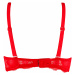 Caramila svůdná krajková push-up podprsenka s kosticemi 8331 červená