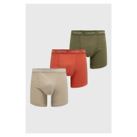 Boxerky Calvin Klein Underwear 3-pack pánské, zelená barva, 0000U2662G