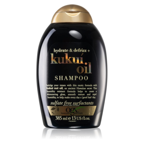 OGX Kukuí Oil hydratační šampon proti krepatění 385 ml