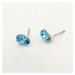 Sisi Jewelry Souprava náhrdelníku, náušnic a náramku Tear Drop SET1096-JK1074 Světle modrá 40 cm
