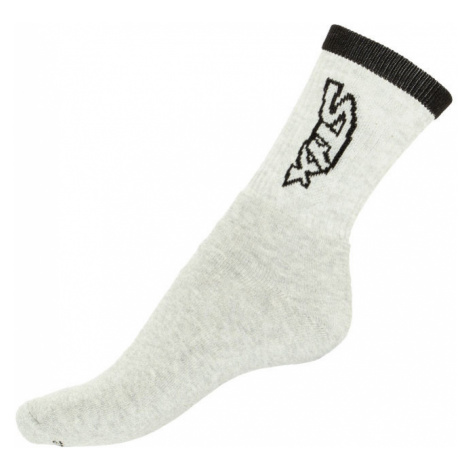 Ponožky Styx classic šedé s černým nápisem (H263) M