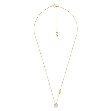 Michael Kors Něžný pozlacený náhrdelník se zirkony MKC1208AN710