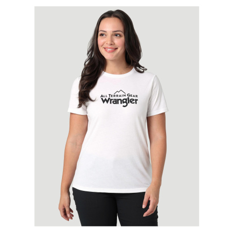 Bílé dámské tričko Wrangler