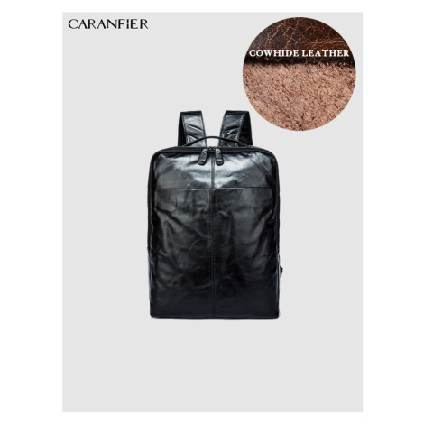 Kožená pánský batoh Rucksack School Bag pravá kůže CARANFLER
