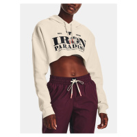 UA Project Rock Crop Flce Hdy Mikina Under Armour