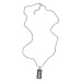 Diesel Originální ocelový náhrdelník Dogtags DX1515040